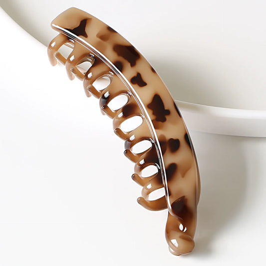 Hair Clips Solid Color Banana Clip Fish Shaped Hairpin Women'S Hair Accessories Fashion Ponytail Barrettes Hair Claws Hairpins